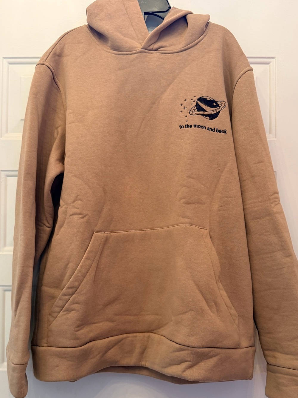 To The Moon And Back Tan Hoodie